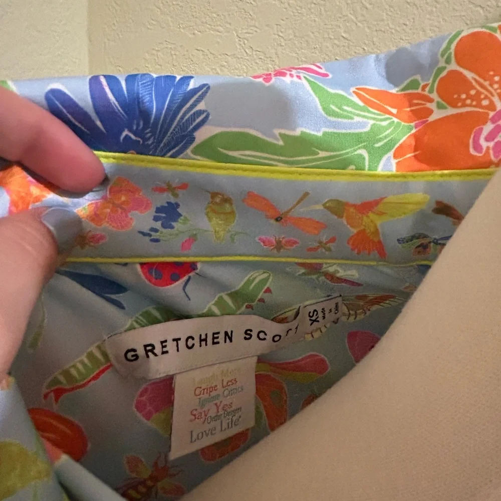 Gretchen Scott Designs Colorful Floral Midi Dress - Picture 2 of 3